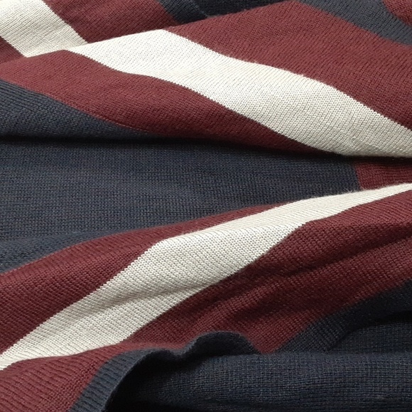 The Limited Western Cowgirl Waterfall Striped Colorblock Open Front Cardigan - Picture 2 of 8